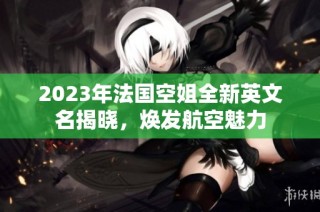 2023年法国空姐全新英文名揭晓，焕发航空魅力