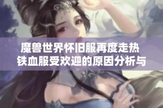 魔兽世界怀旧服再度走热 铁血服受欢迎的原因分析与对比硬核服探讨