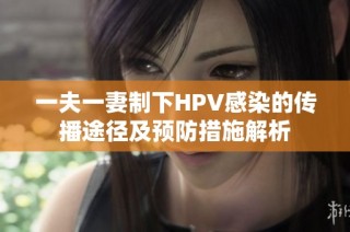 一夫一妻制下HPV感染的传播途径及预防措施解析