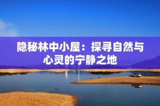 隐秘林中小屋：探寻自然与心灵的宁静之地