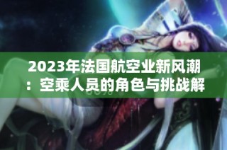 2023年法国航空业新风潮：空乘人员的角色与挑战解析