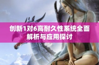 创新1对6高耐久性系统全面解析与应用探讨