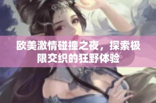 欧美激情碰撞之夜，探索极限交织的狂野体验