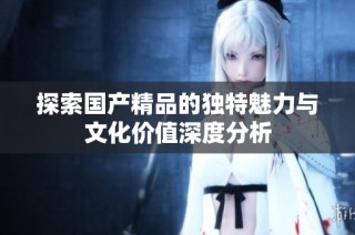探索国产精品的独特魅力与文化价值深度分析