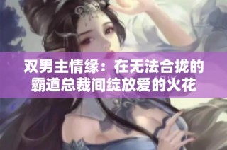 双男主情缘：在无法合拢的霸道总裁间绽放爱的火花