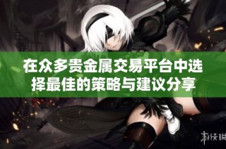在众多贵金属交易平台中选择最佳的策略与建议分享