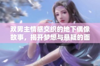 双男主情感交织的地下偶像故事，揭开梦想与悬疑的面纱