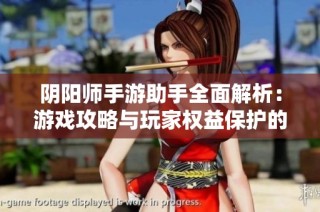 阴阳师手游助手全面解析：游戏攻略与玩家权益保护的重要工具