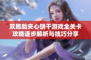 双胞胎夹心饼干游戏全关卡攻略逐步解析与技巧分享