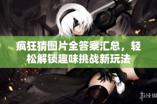 疯狂猜图片全答案汇总，轻松解锁趣味挑战新玩法