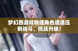 梦幻西游双物理角色遭遇压制战斗，挑战升级！