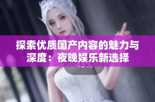探索优质国产内容的魅力与深度：夜晚娱乐新选择
