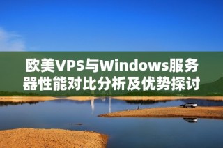 欧美VPS与Windows服务器性能对比分析及优势探讨
