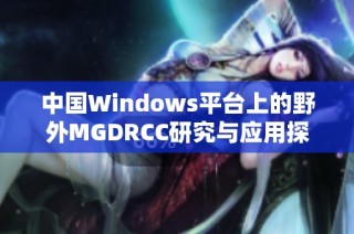中国Windows平台上的野外MGDRCC研究与应用探讨
