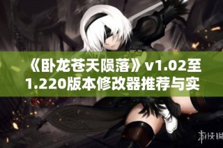 《卧龙苍天陨落》v1.02至1.220版本修改器推荐与实用技巧分享