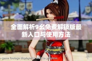 全面解析9幺免费解锁版最新入口与使用方法