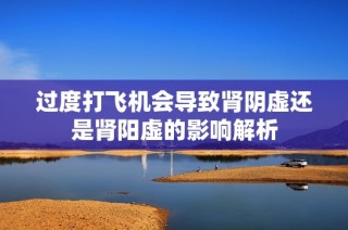 过度打飞机会导致肾阴虚还是肾阳虚的影响解析