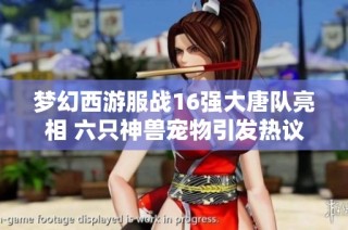 梦幻西游服战16强大唐队亮相 六只神兽宠物引发热议