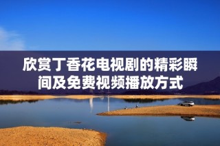 欣赏丁香花电视剧的精彩瞬间及免费视频播放方式