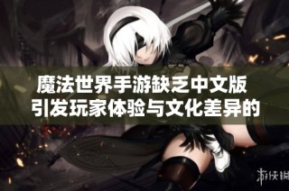 魔法世界手游缺乏中文版 引发玩家体验与文化差异的讨论
