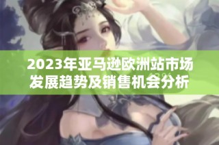 2023年亚马逊欧洲站市场发展趋势及销售机会分析