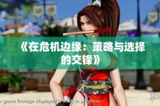 《在危机边缘：策略与选择的交锋》