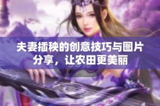 夫妻插秧的创意技巧与图片分享，让农田更美丽