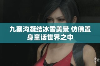 九寨沟凝结冰雪美景 仿佛置身童话世界之中