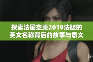 探索法国空乘2019法版的英文名称背后的故事与意义