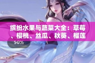 缤纷水果与蔬菜大全：草莓、樱桃、丝瓜、秋葵、榴莲与黄瓜一览