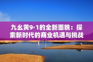 九幺黄9·1的全新面貌：探索新时代的商业机遇与挑战