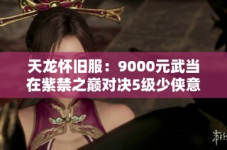 天龙怀旧服：9000元武当在紫禁之巅对决5级少侠意外落败！