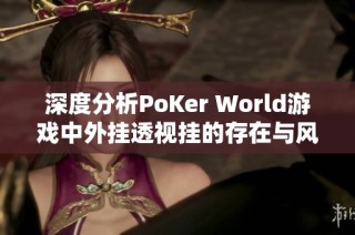 深度分析PoKer World游戏中外挂透视挂的存在与风险揭秘