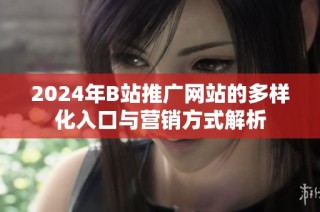 2024年B站推广网站的多样化入口与营销方式解析