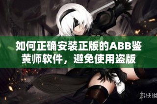 如何正确安装正版的ABB鉴黄师软件，避免使用盗版