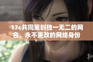 17c共同策划独一无二的网名，永不更改的网络身份