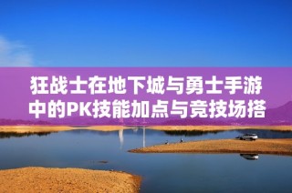 狂战士在地下城与勇士手游中的PK技能加点与竞技场搭配全解析
