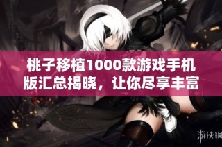桃子移植1000款游戏手机版汇总揭晓，让你尽享丰富游戏选择的最新榜单