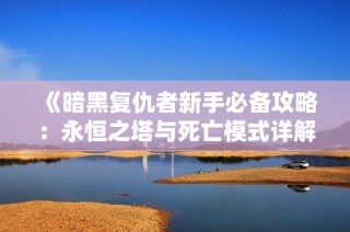 《暗黑复仇者新手必备攻略：永恒之塔与死亡模式详解》