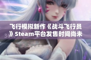 飞行模拟新作《战斗飞行员》Steam平台发售时间尚未确定