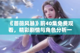 《蔷薇风暴》前40集免费观看，精彩剧情与角色分析一网打尽