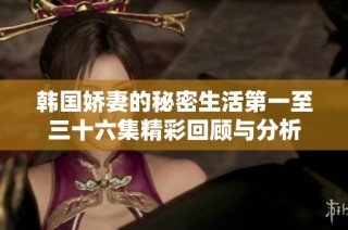 韩国娇妻的秘密生活第一至三十六集精彩回顾与分析