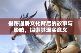 揭秘通房文化背后的故事与影响，探索其现实意义