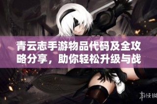 青云志手游物品代码及全攻略分享，助你轻松升级与战斗