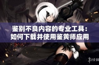 鉴别不良内容的专业工具：如何下载并使用鉴黄师应用程序