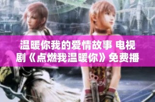 温暖你我的爱情故事 电视剧《点燃我温暖你》免费播放指南