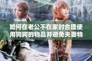 如何在老公不在家时合理使用狗狗的物品并避免夫妻物品争执的有效策略