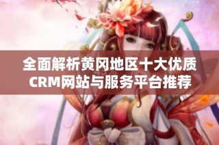 全面解析黄冈地区十大优质CRM网站与服务平台推荐