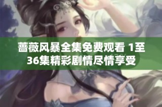 蔷薇风暴全集免费观看 1至36集精彩剧情尽情享受