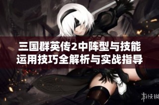 三国群英传2中阵型与技能运用技巧全解析与实战指导